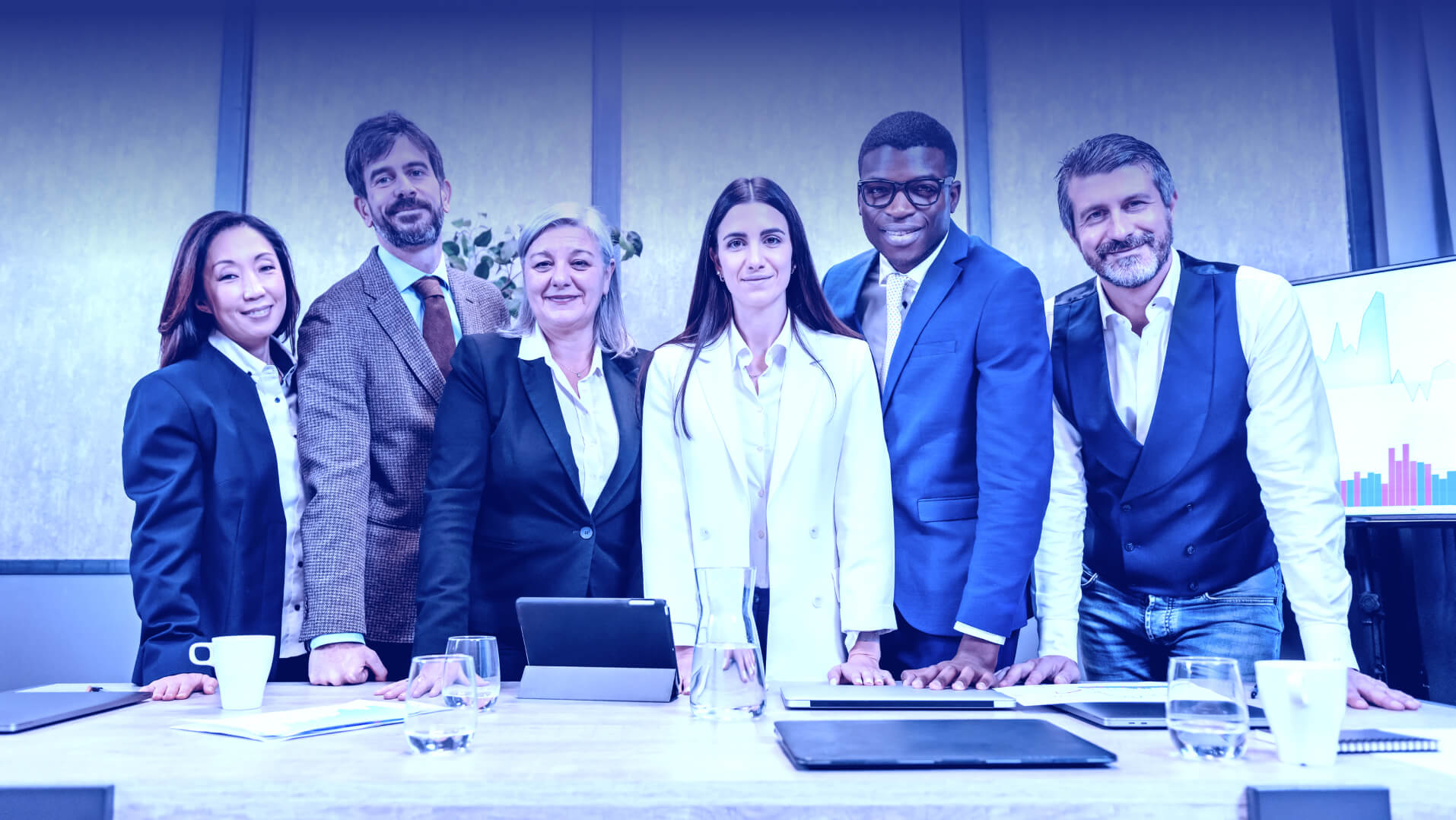 Business CEO Un groupe de CEO femmes et hommes